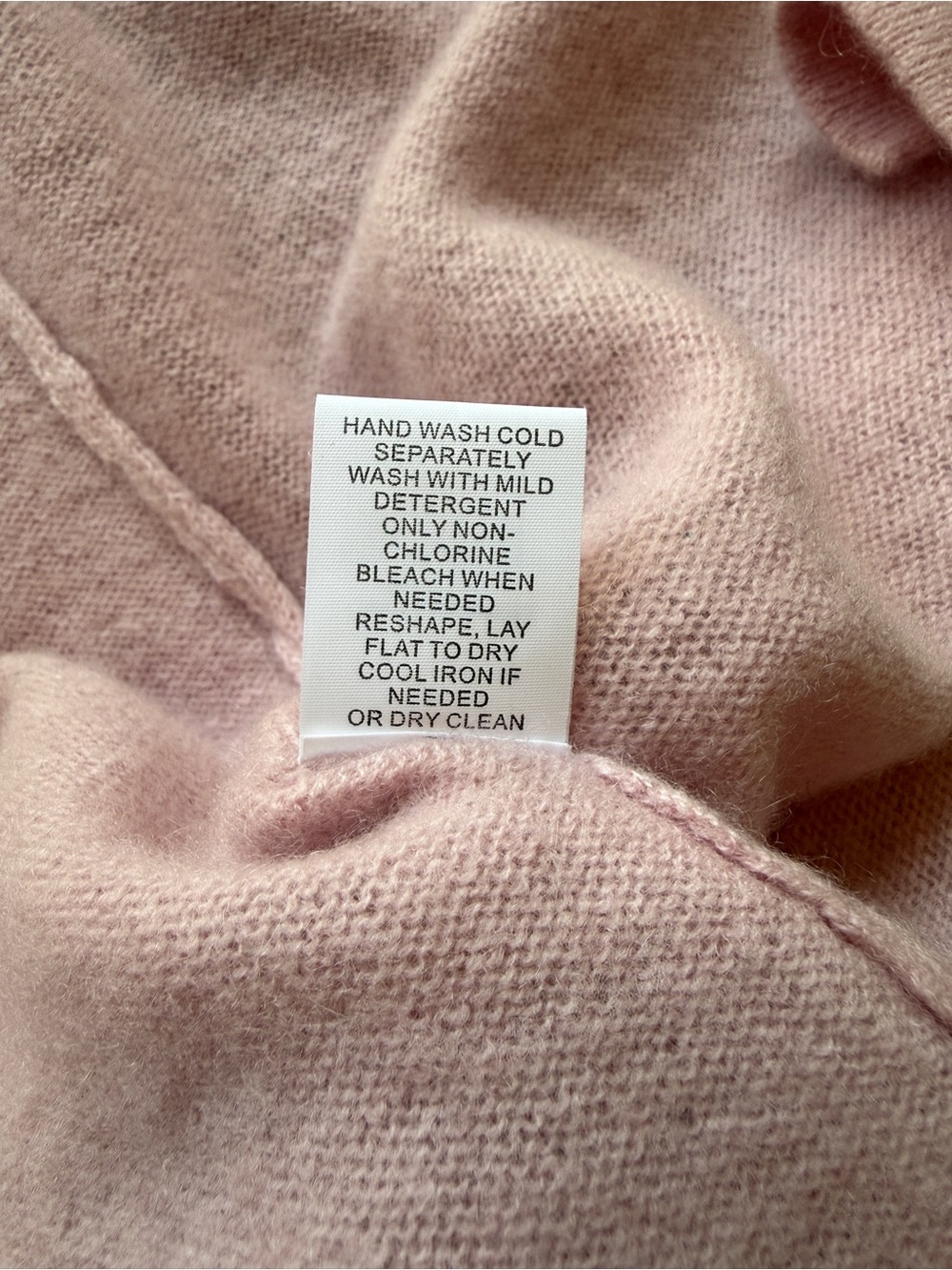 41 Hawthorn 100% Cashmere Cardigan Open Front Light Pink SZ M - Picture 8 of 9